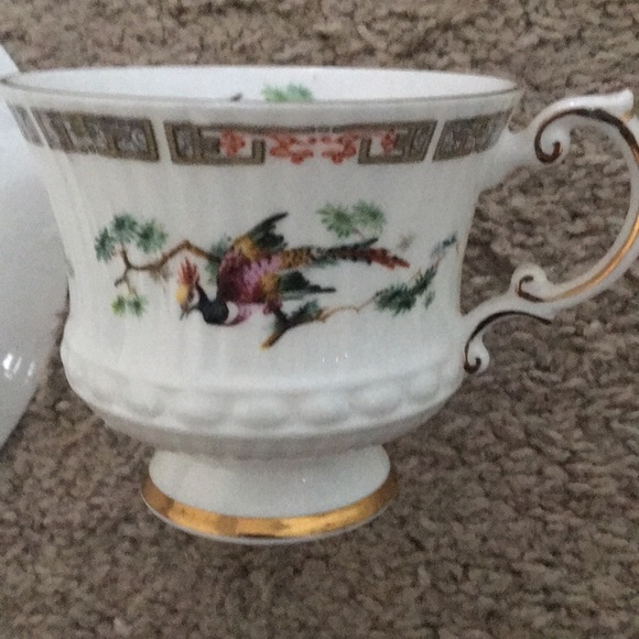 🌻 Elizabethian fine bone saucer & tea cup. - Picture 3 of 3